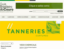 Tablet Screenshot of guiabrasileirodocouro.com.br